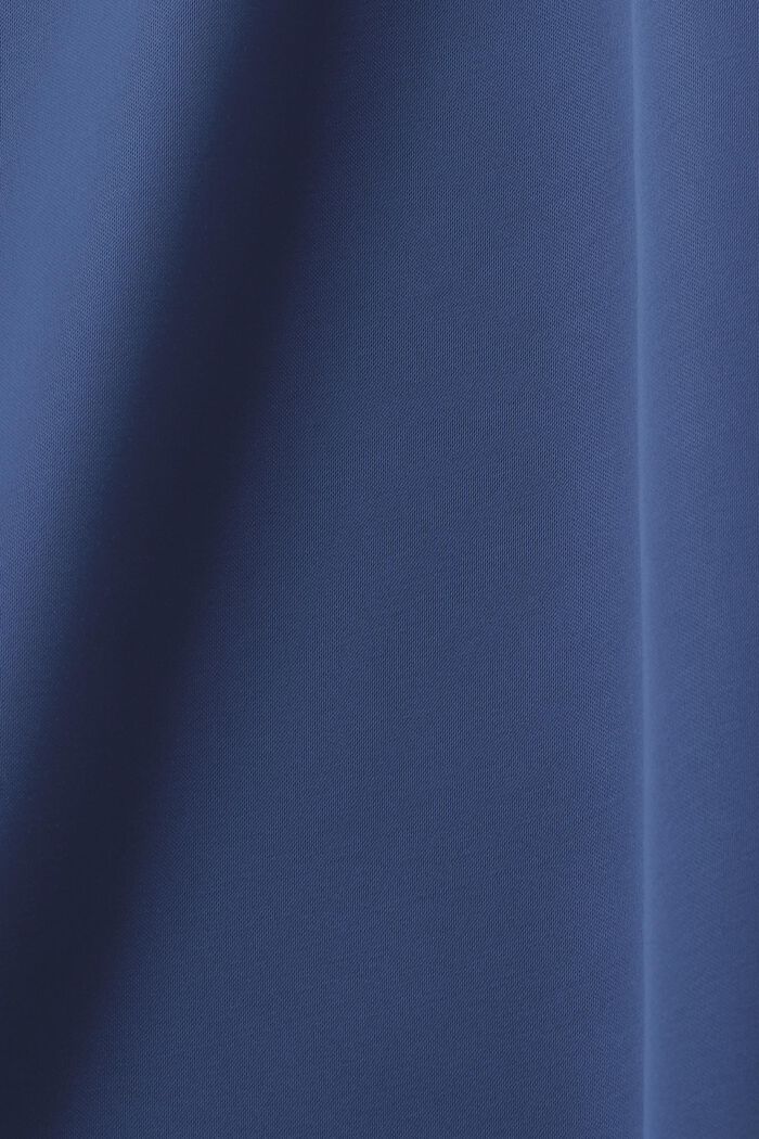 Midilång axelbandsklänning i satin, GREY BLUE, detail image number 6