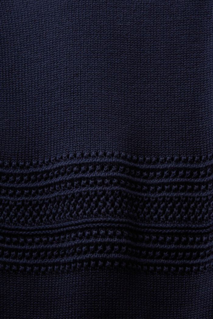 Ärmlös tröja i mesh, NAVY, detail image number 5