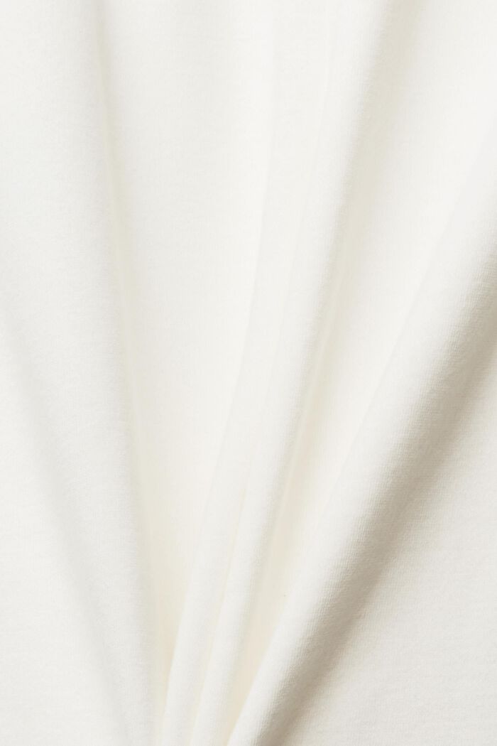Sweatbyxa med medelhög midja och vida ben, OFF WHITE, detail image number 1