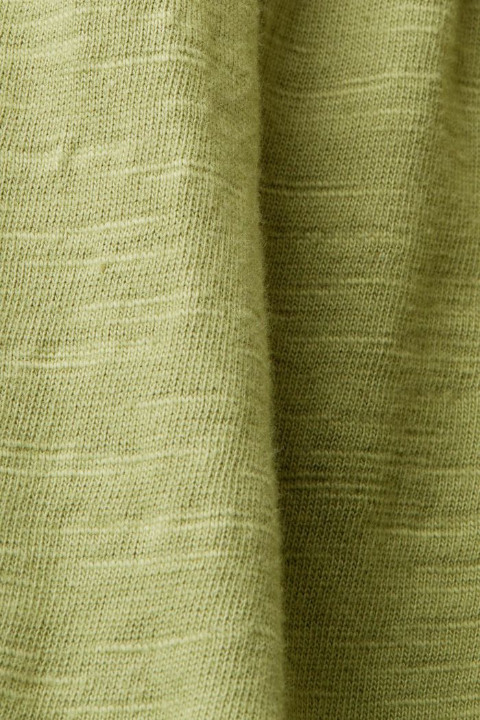 Jerseyklänning med broderad spetsärm, PISTACHIO GREEN, detail image number 5