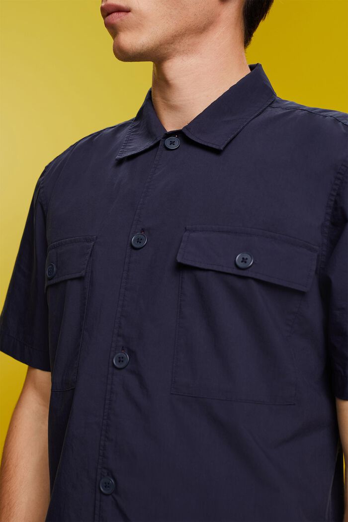 Kortärmad skjorta, bomullsblandning, NAVY, detail image number 2