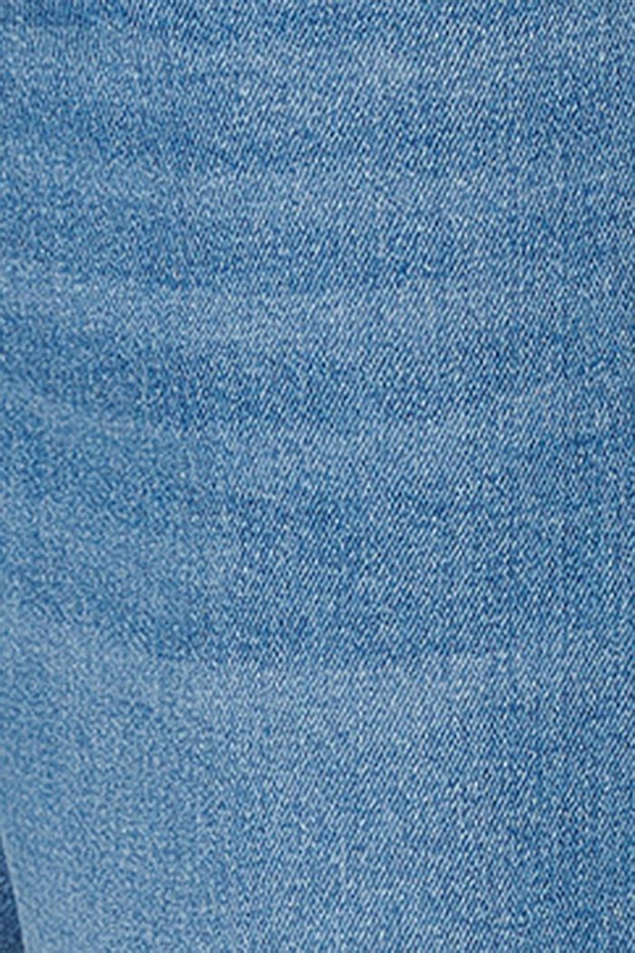 MATERNITY Korta jeans med linning över magen, MEDIUM WASHED, detail image number 4