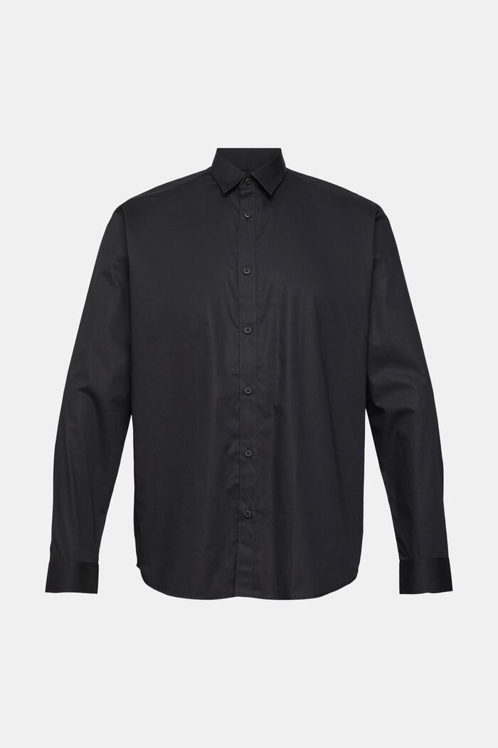 Hållbar bomullsskjorta, BLACK, detail image number 2