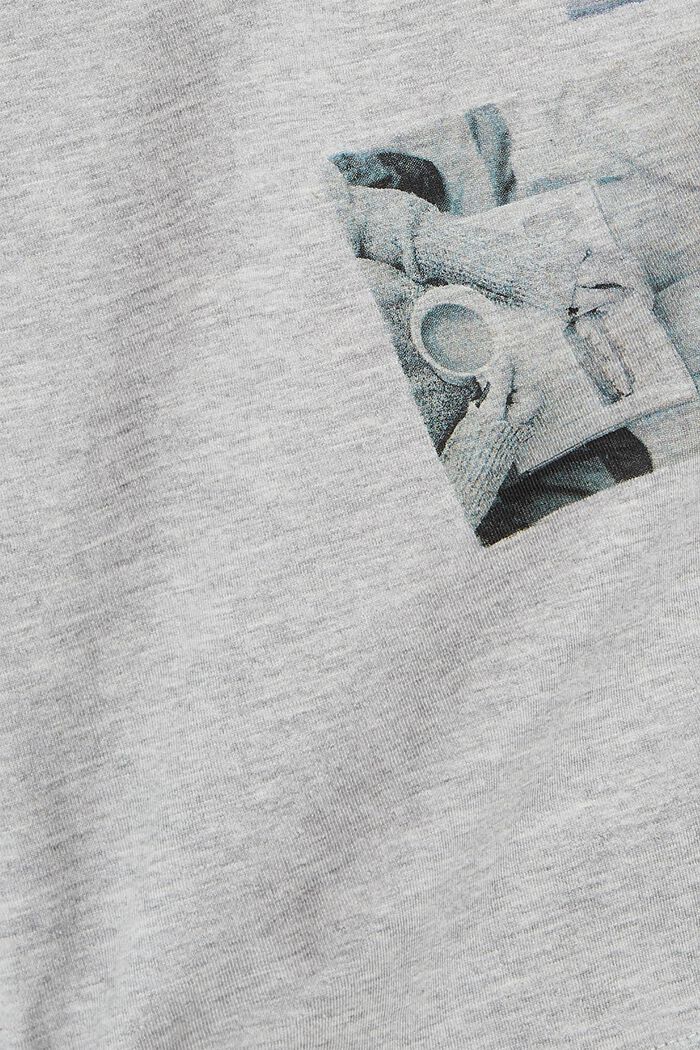 Långärmad tröja med fototryck, ekobomullsmix, LIGHT GREY, detail image number 4