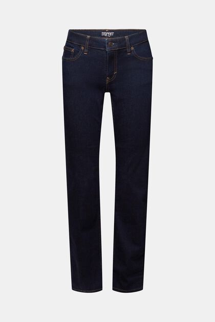Straight leg stretch jeans, bomullsmix