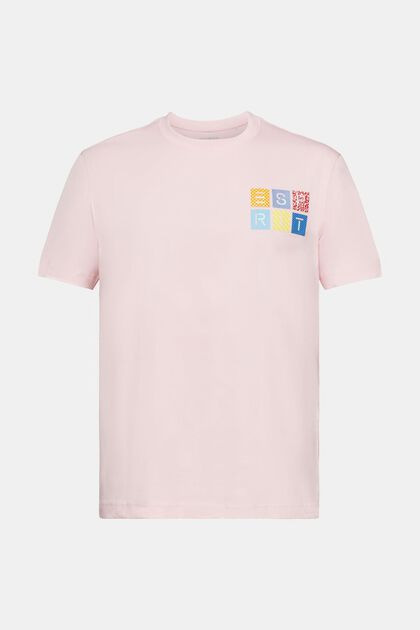 T-shirt i bomullsjersey med logo