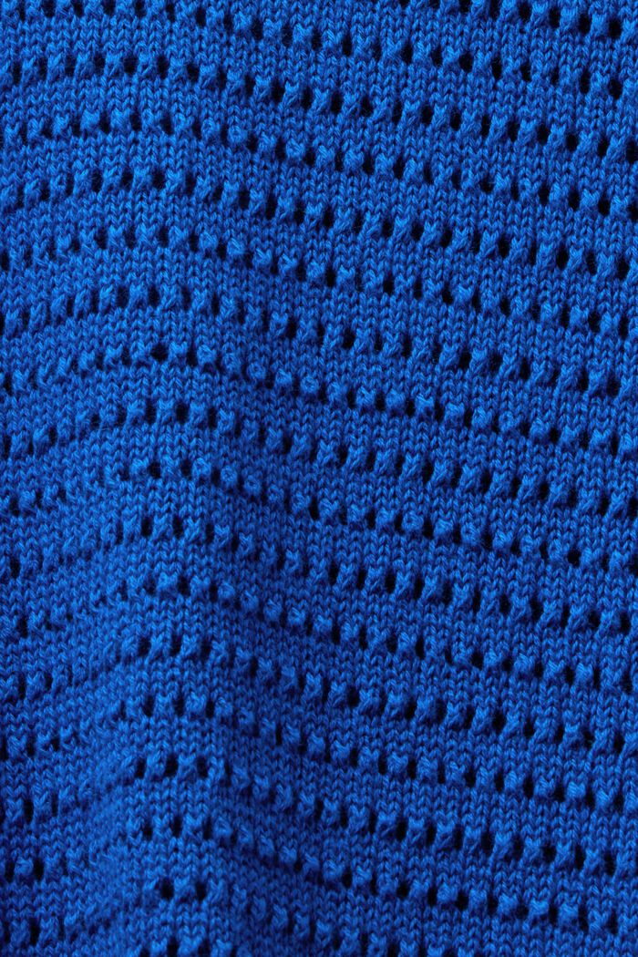 Tröja i mesh, BRIGHT BLUE, detail image number 5