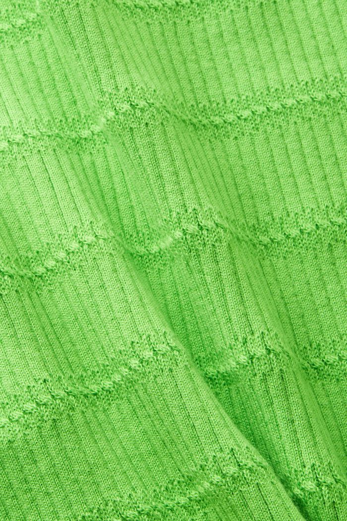 V-ringad ärmlös tröja, NEW CITRUS GREEN, detail image number 4