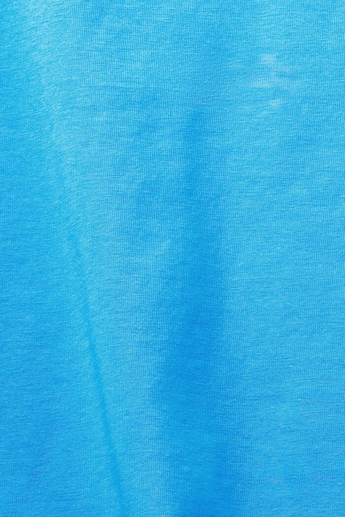 Rundringad T-shirt, BLUE, detail image number 4