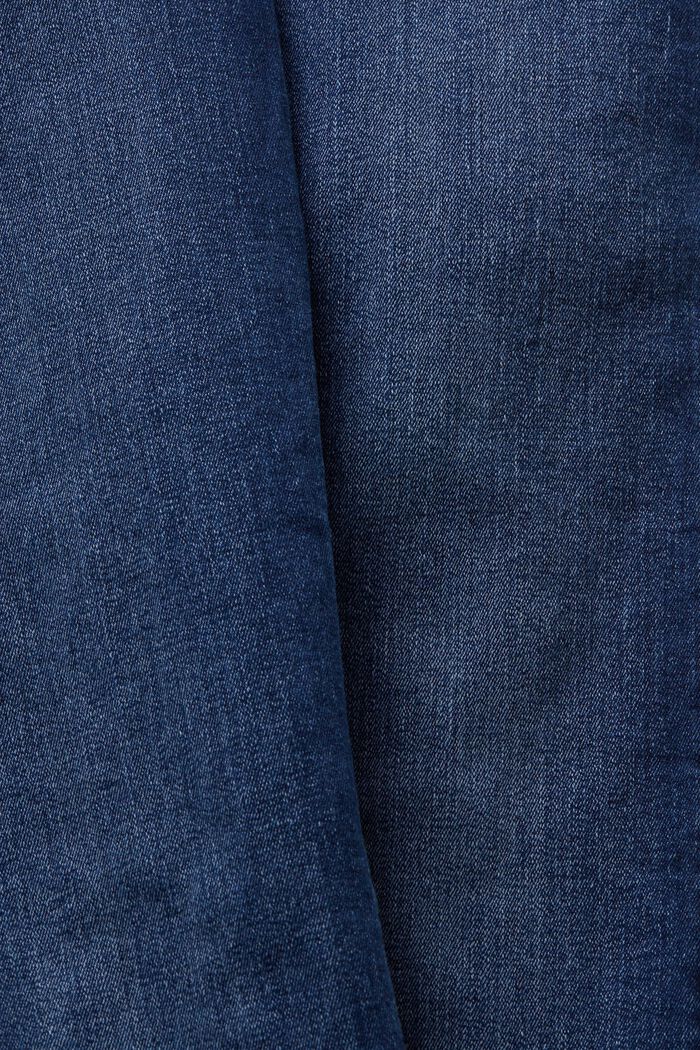 Smala jeans med medelhög midja, BLUE DARK WASHED, detail image number 6