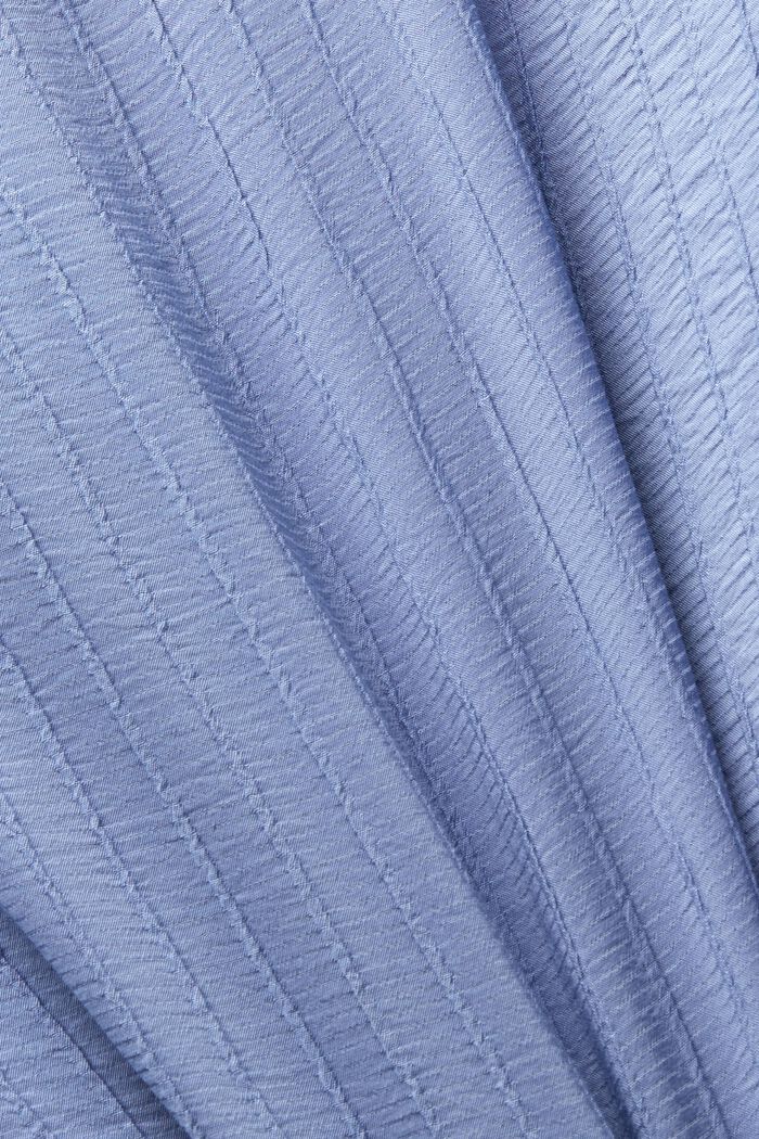 Texturerad långärmad blus, BLUE LAVENDER, detail image number 5