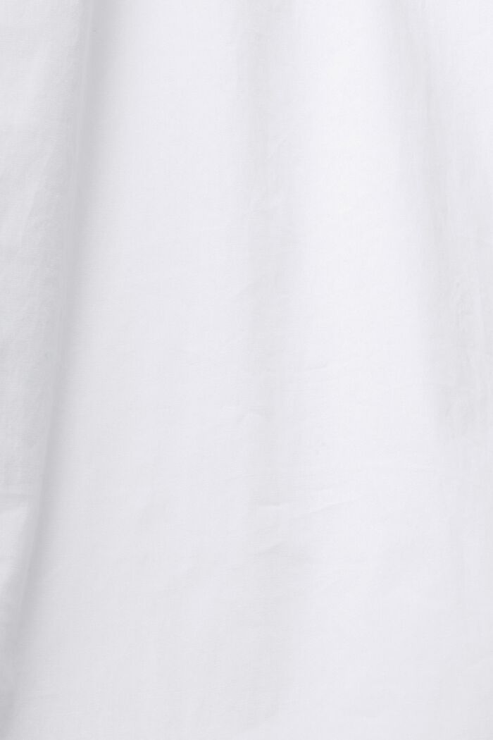Skjortblus i oversizemodell, WHITE, detail image number 4