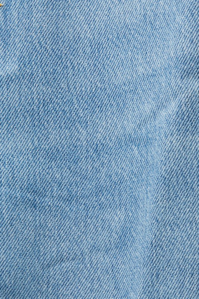 Jeans midikjol, bomullsblandning, BLUE MEDIUM WASHED, detail image number 6