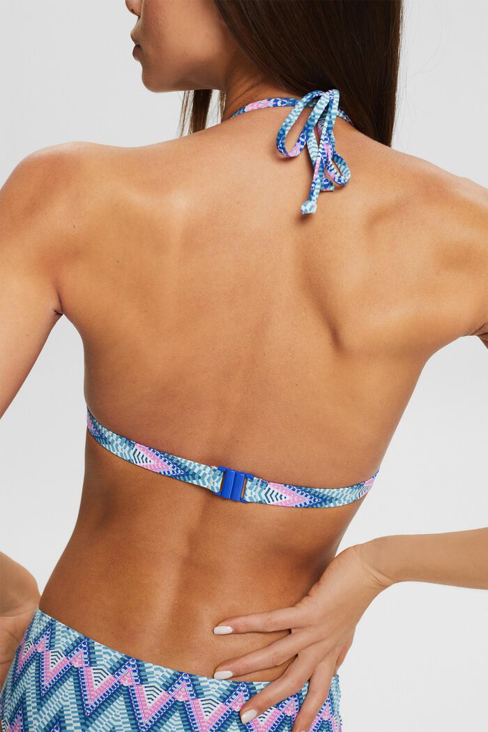 Återvunnet material: bikinishorts med mönster, BRIGHT BLUE, detail image number 3