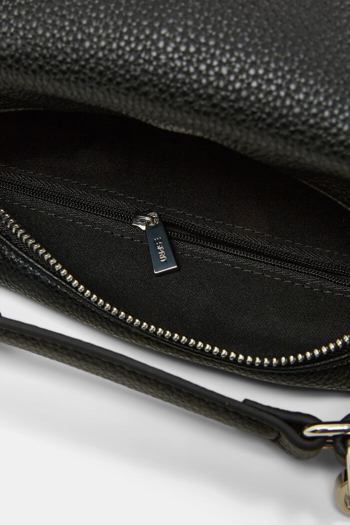 Miniväska i veganskt läder, BLACK, detail image number 3